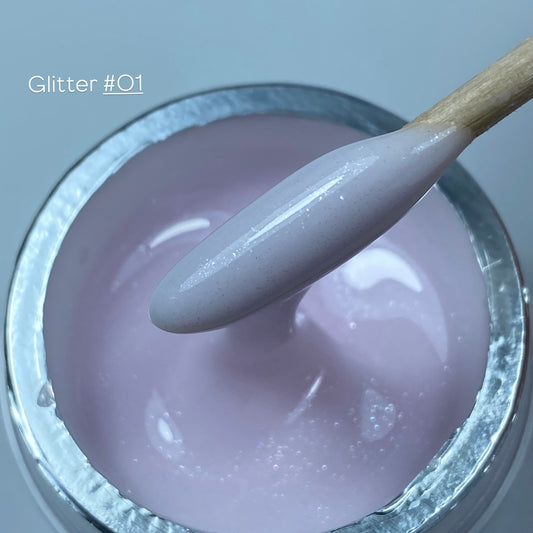 Hema Free Builder Gel Glitter