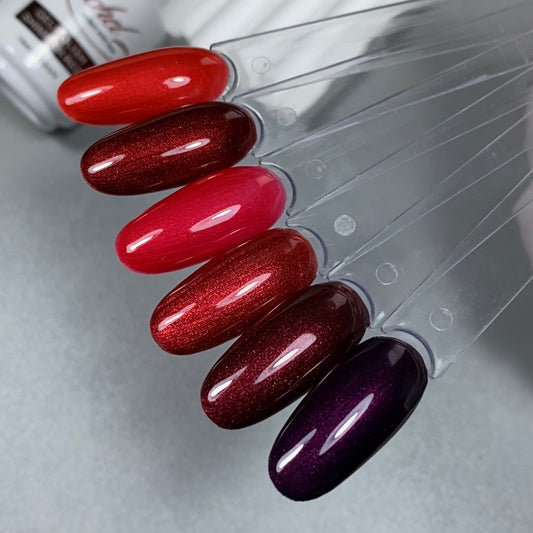Gel Polish Shimmer Red