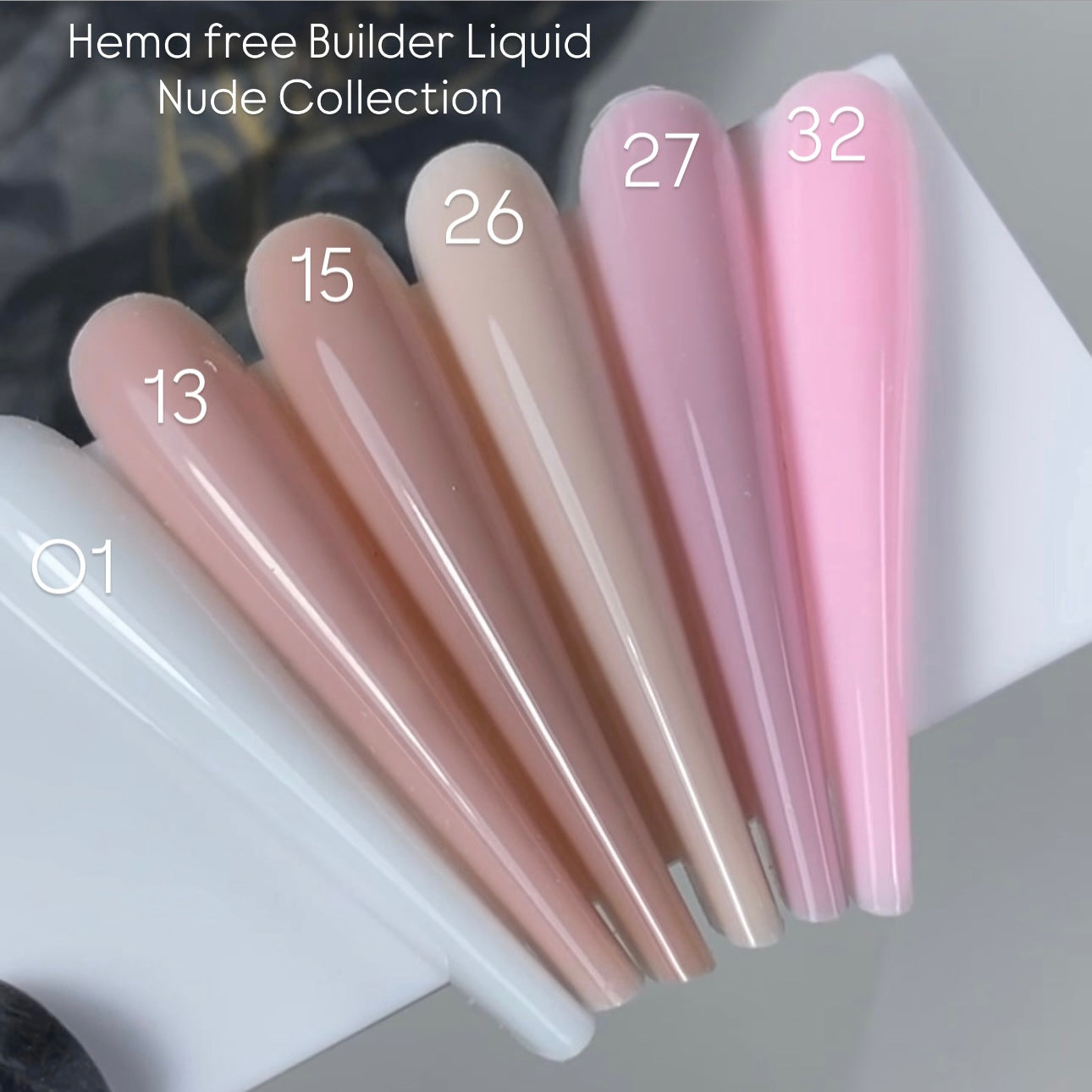 HEMA FREE - BUILDER LIQUID GEL - NUDE