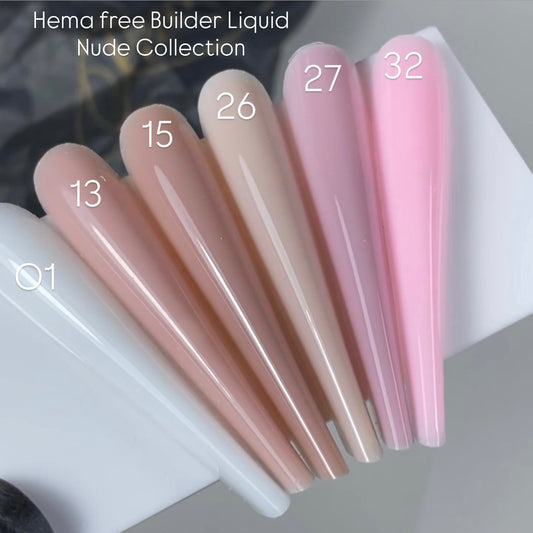 HEMA FREE - BUILDER LIQUID GEL - NUDE