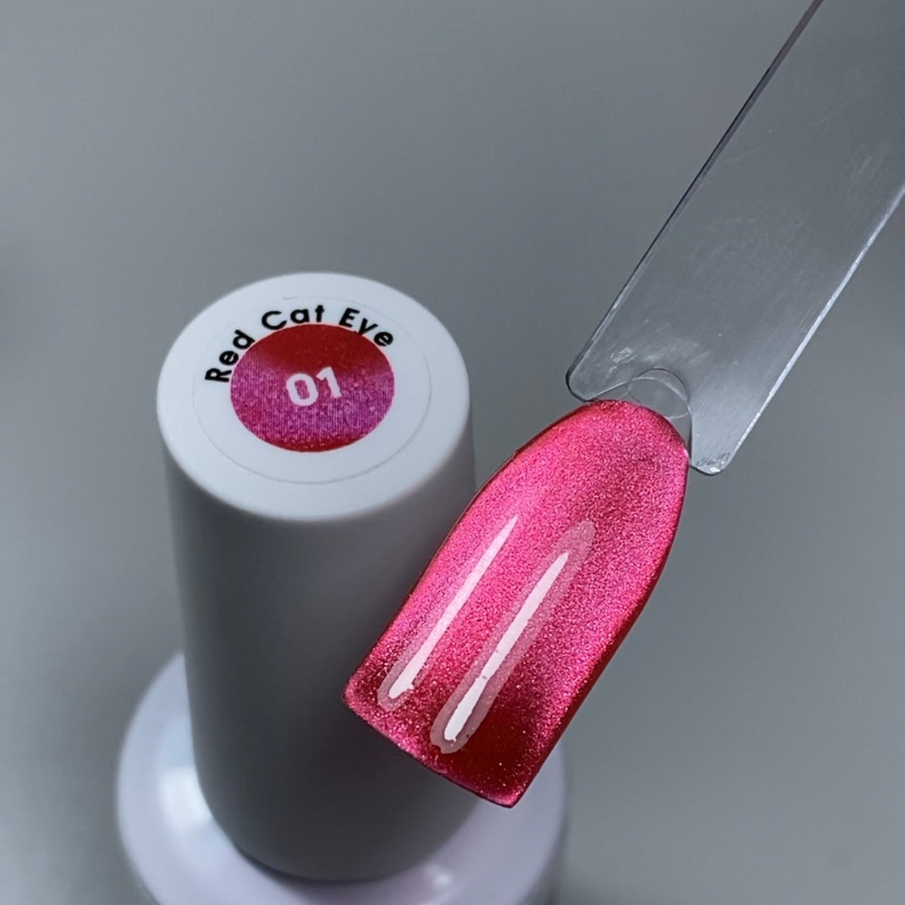 GEL POLISH - CAT EYE RED