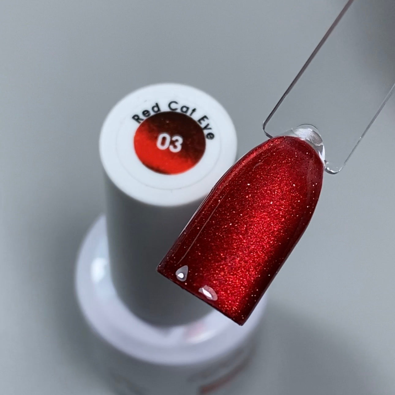 GEL POLISH - CAT EYE RED