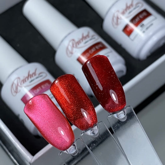 GEL POLISH - CAT EYE RED